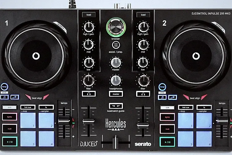 Hercules DJ DJControl Inpulse 200 mk3 2-channel DJ Controller