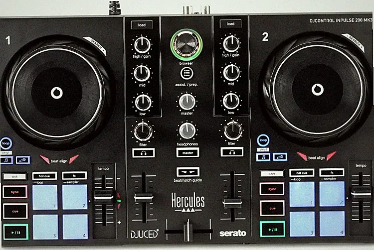 Hercules DJ DJControl Inpulse 200 mk3 2-channel DJ Controller