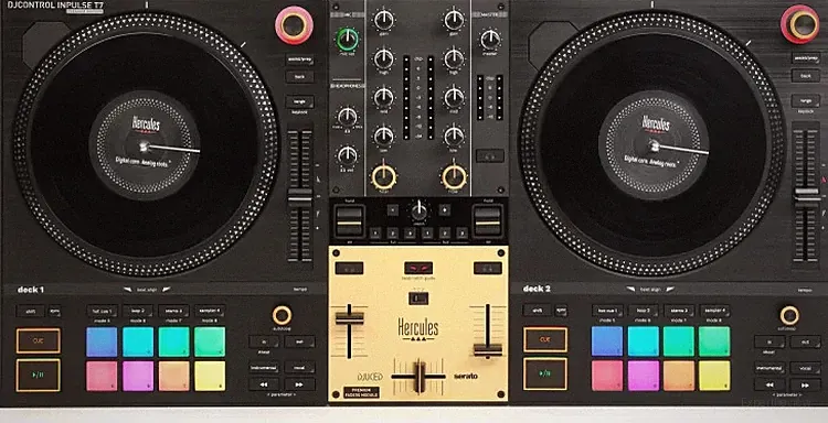 Hercules DJ DJControl Inpulse T7 2-deck Motorized DJ Controller - Premium