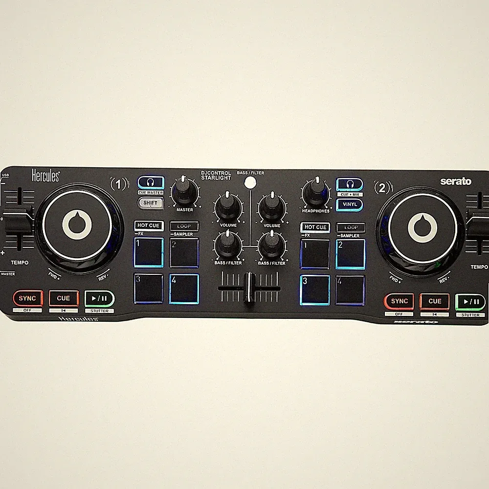 Hercules DJ DJControl Starlight Controller for Serato DJ Lite