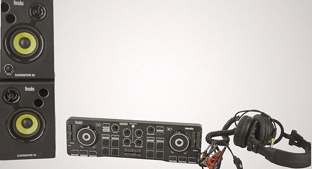 Hercules DJ DJStarter Kit With Controller, Speakers and Headphones