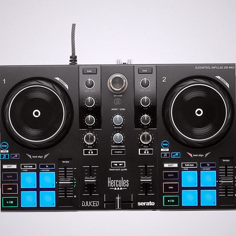 Hercules DJ Inpulse 200 Mk3 2-Channel DJ Controller