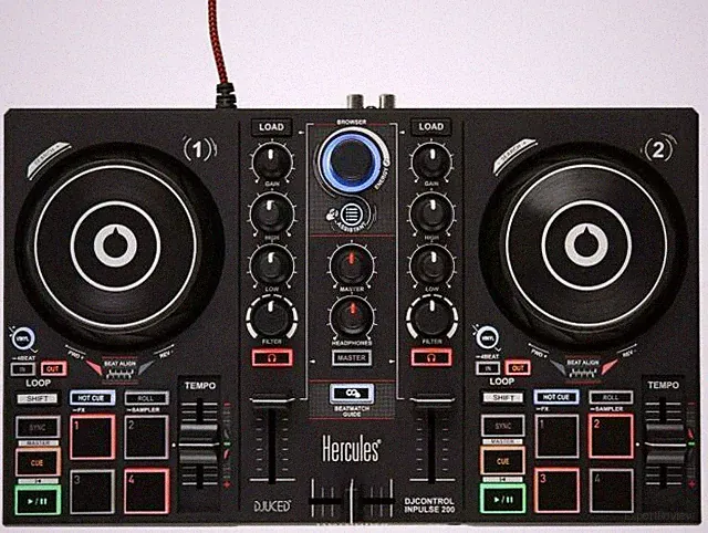 Hercules DJC-INPULSE-200 DJControl Inpulse 200 2 Channel DJ Controller