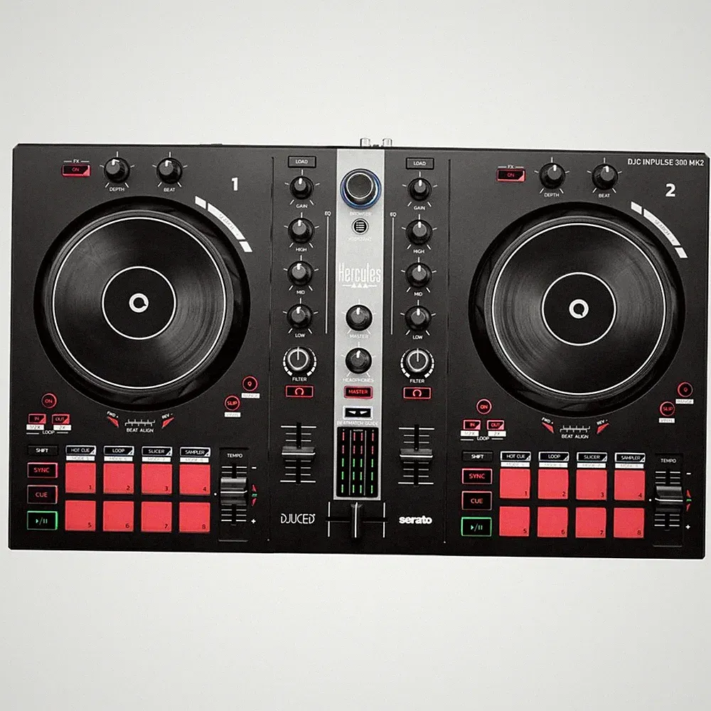 Hercules DJControl Inpulse 300 MK2 DJ Controller with Serato DJ Lite