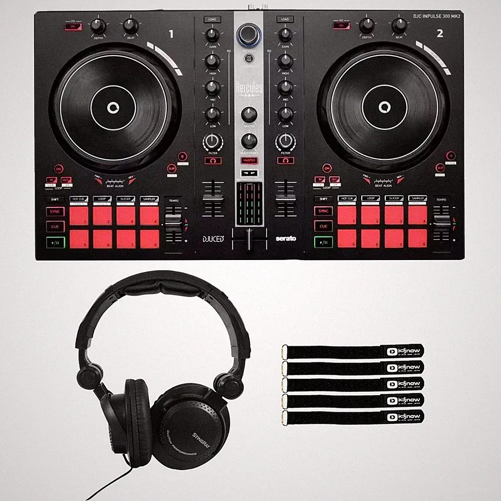 Hercules DJControl Inpulse 300 MK2 Starter DJ Controller w Headphones