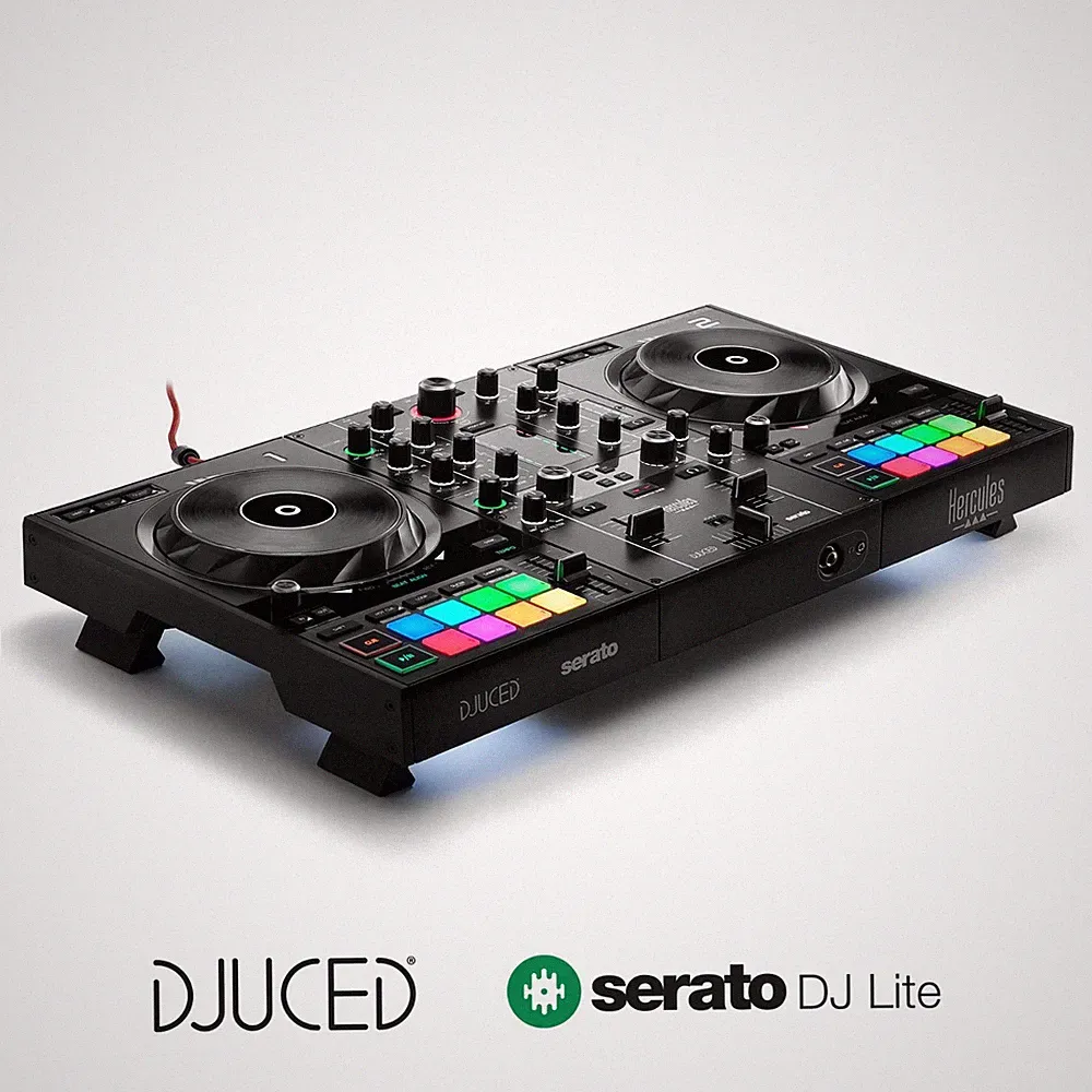 Hercules DJControl Inpulse 500: 2-deck USB DJ controller for Serato DJ and DJUCE