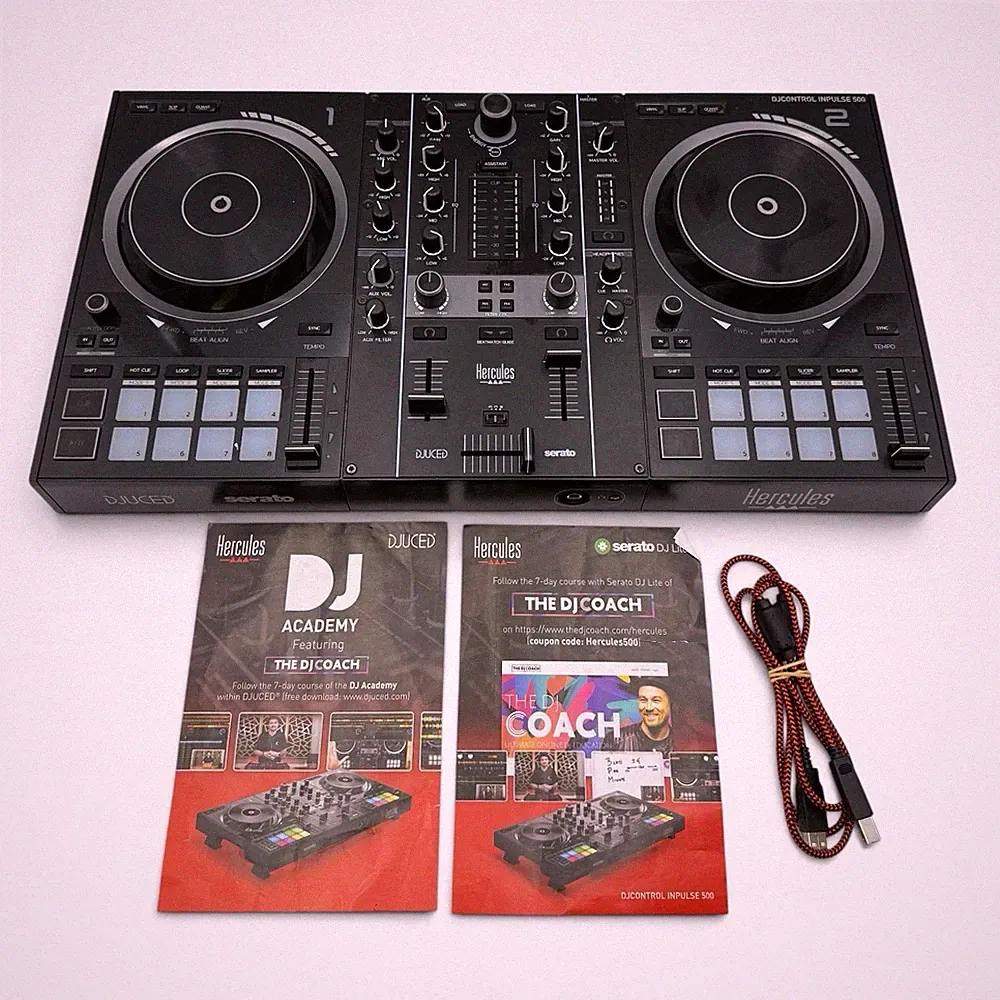 Hercules DJControl Inpulse 500 DJ Controller - Black