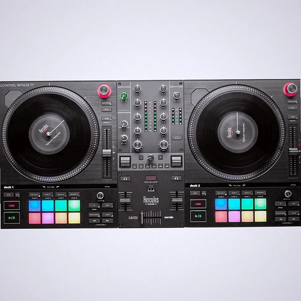 Hercules DJCONTROL INPULSE T7 2 Channel Motorized Platters DJ Controller