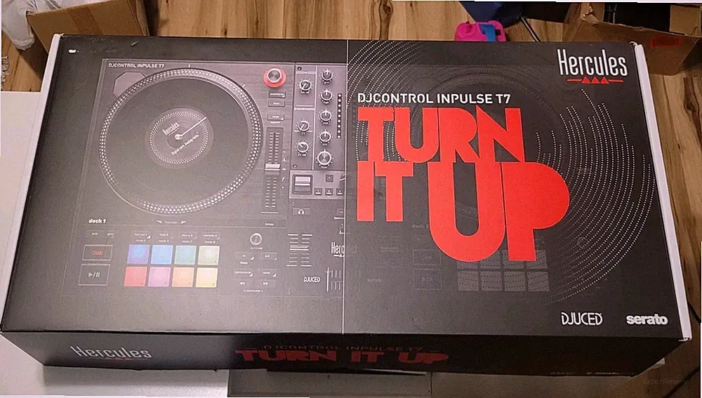 Hercules DJControl Inpulse T7 2 Deck Motorized DJ Controller With DeckSaver