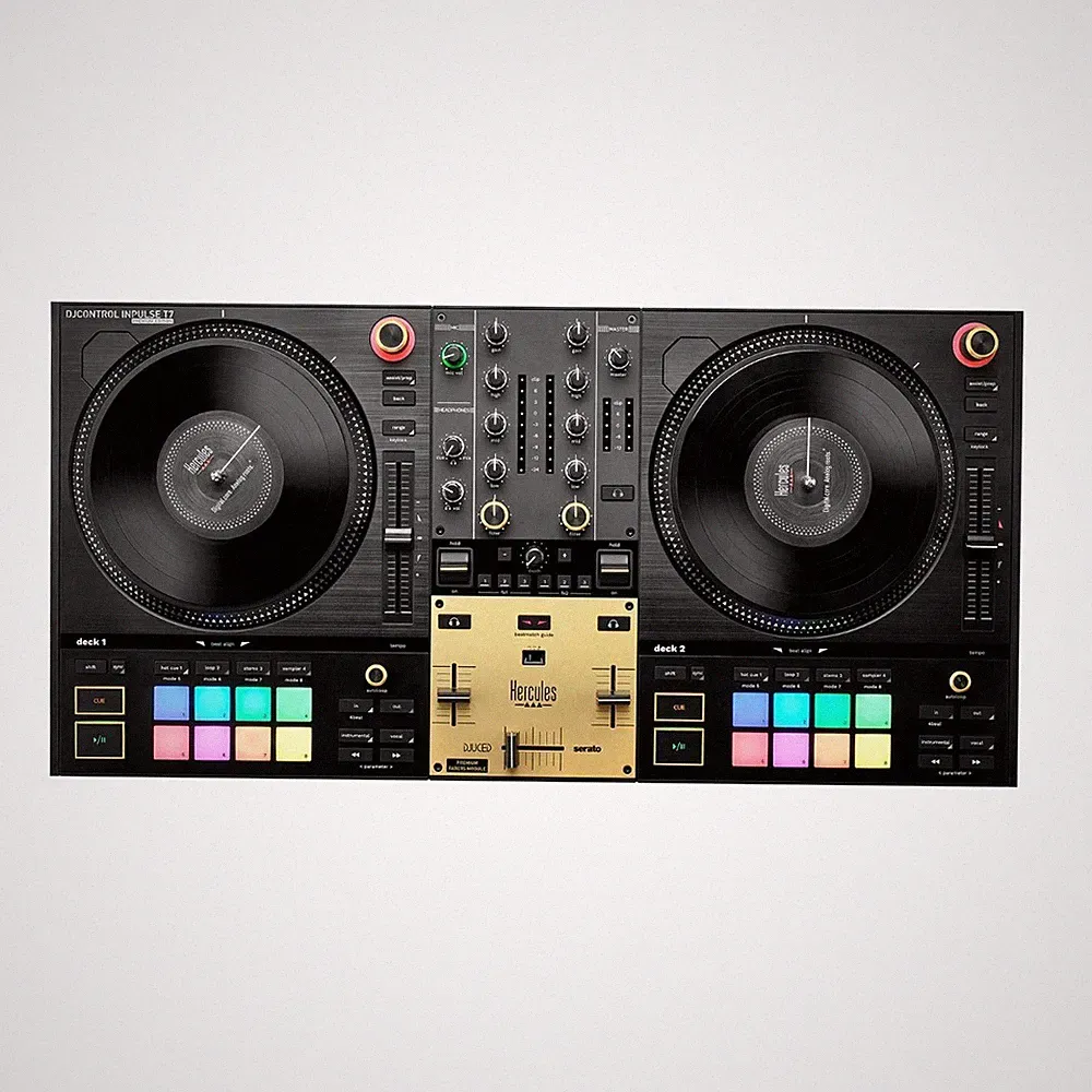 Hercules DJControl Inpulse T7 Premium 2-Deck Motorized Serato DJ Controller