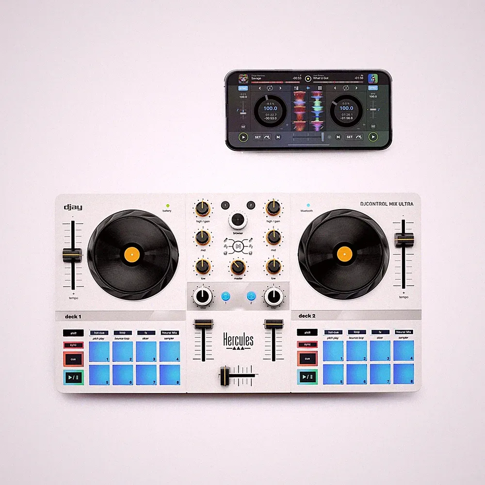 Hercules DJControl Mix Ultra – Mobile DJ Controller for Smartphones