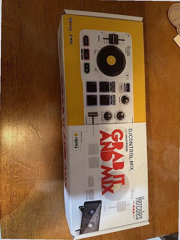 Hercules DJControl Mixer Bluetooth Wireless DJ Controller for Smartphone - NEW