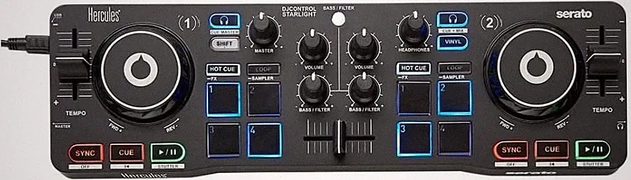 Hercules DJControl Starlight USB DJ Controller Serato Lite