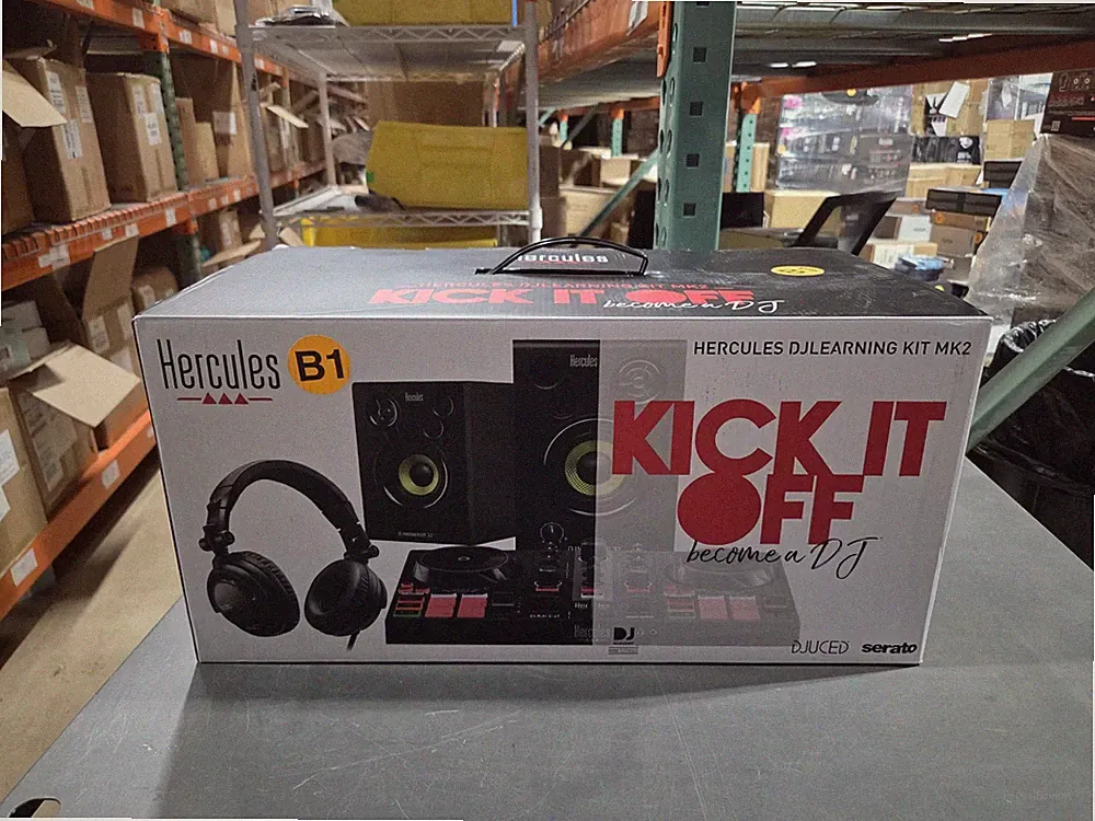 Hercules DJLearning Kit MK2 — All-in-One Kit for Learning to Mix (B-Stock)