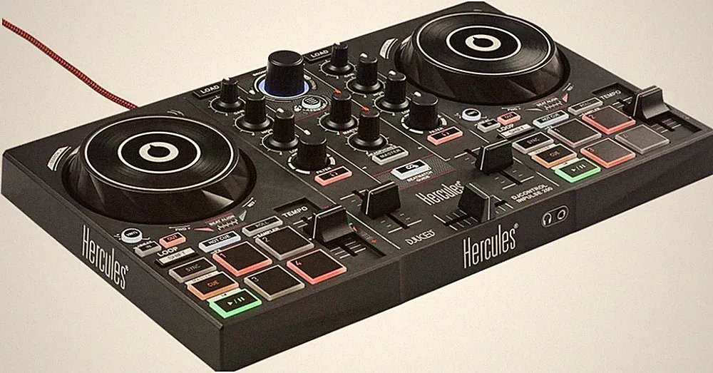 Hercules Inpulse 200 2-Channel DJ Controller Built-In Audio Interface