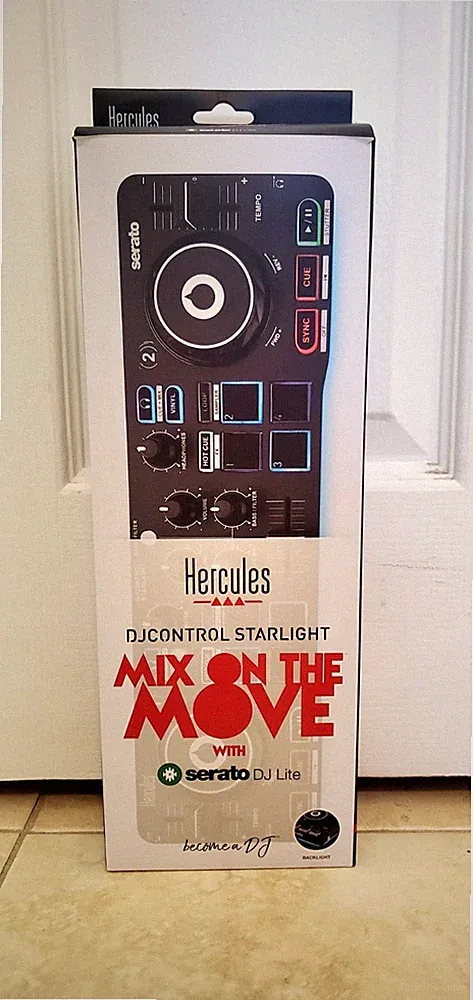 Hercules Starlight Mix On The Move DJ Controller compatible with Serato