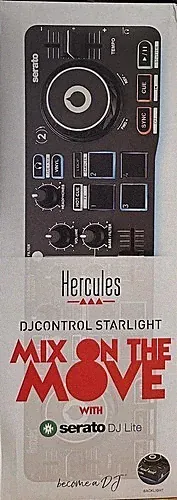 Hercules Starlight Mix On The Move DJ Controller with Serato DJ Lite