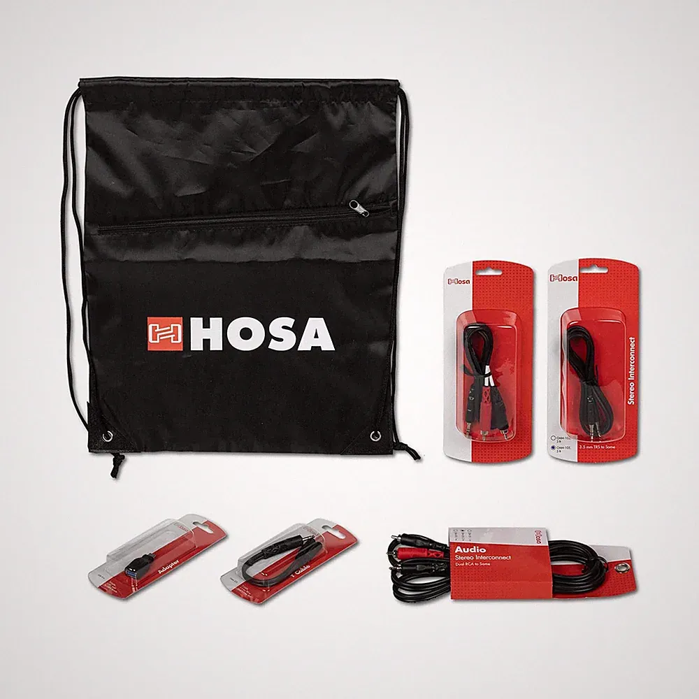 Hosa DJS-141 DJ Starter Kit with Cables and Adapters for Controllers