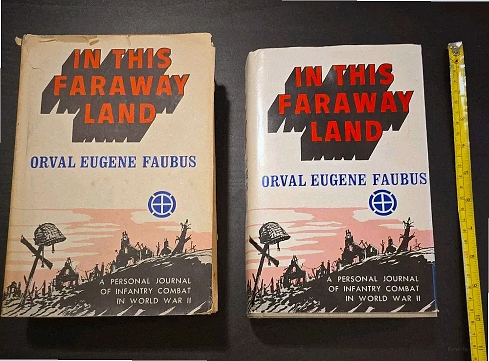 In This Faraway Land Faubus Signed Lot 2 Father & Son Inscription Rep Jim Leach