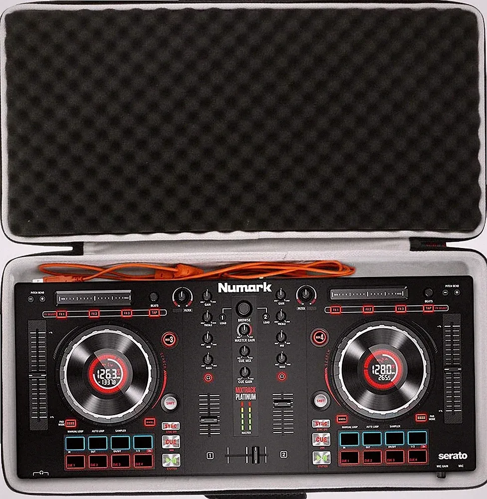 Khanka Hard Travel Case for Numark Mixtrack Platinum Pro Fx/Fx/Pro 3 | Serato DJ