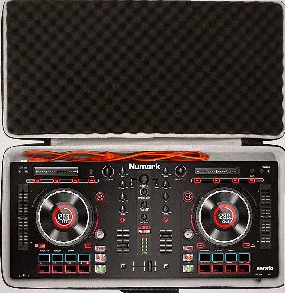 Khanka Hard Travel Case for Numark Mixtrack Platinum Pro Fx/Fx/Pro 3 | Serato DJ