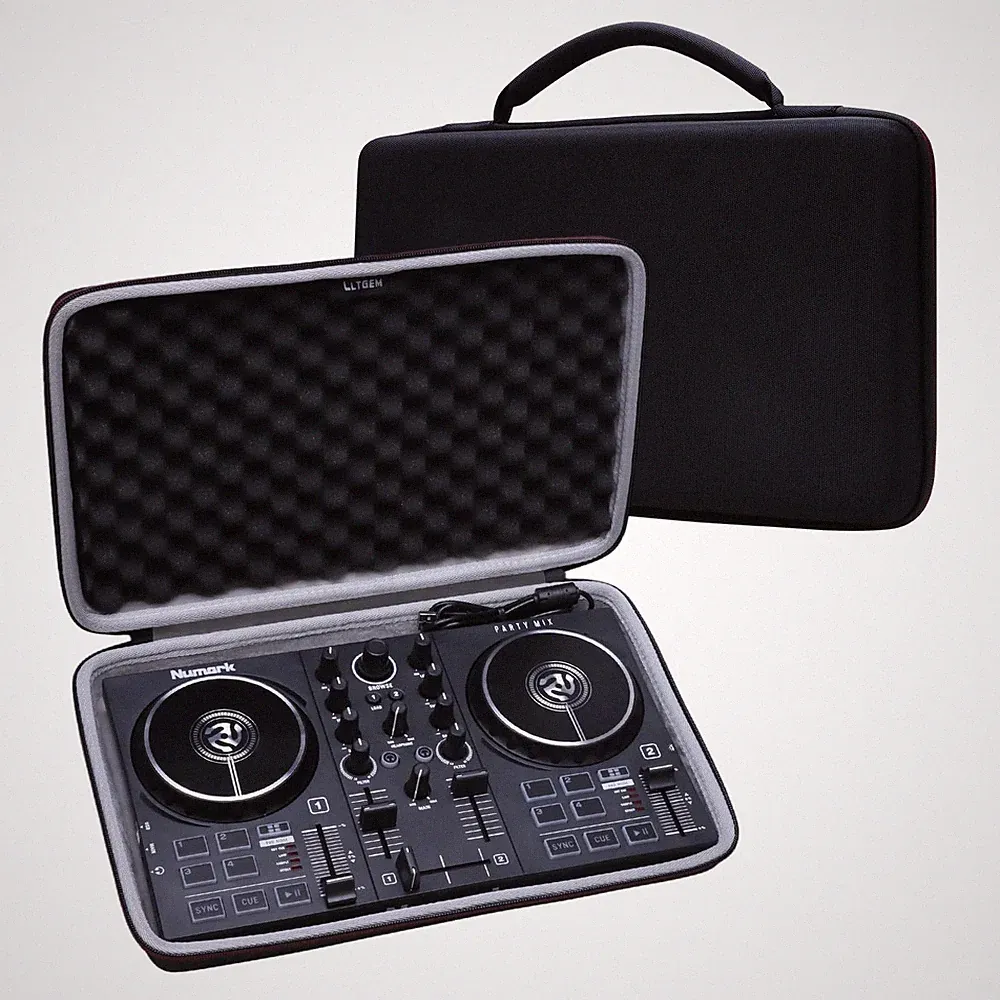 LTGEM DJ Mixer Case for Numark Party Mix II or Hercules DJControl Mix Ultra D...