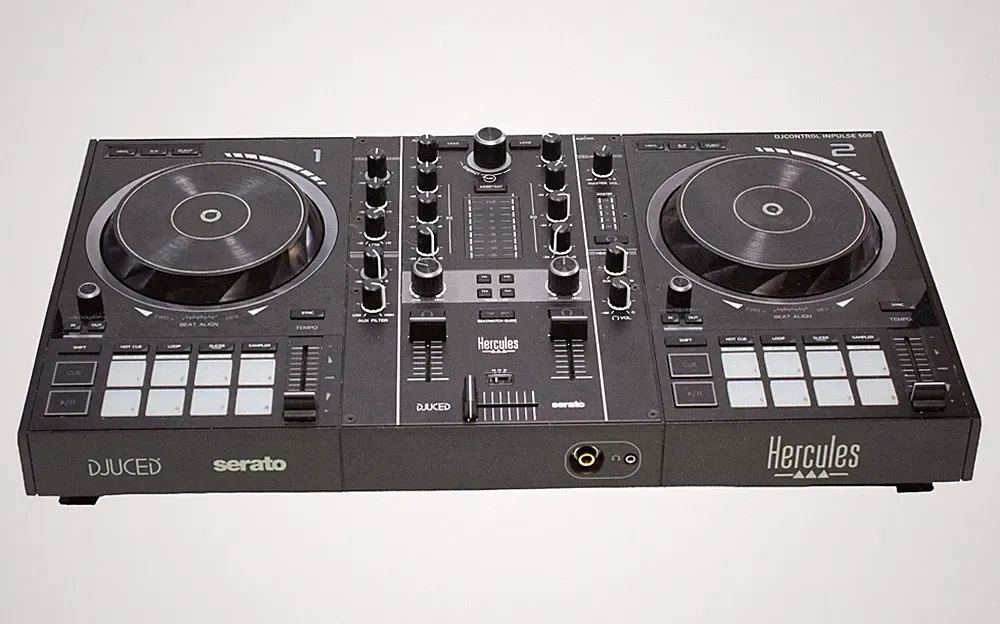 (MA5) Hercules DJControl Inpulse 500 2 Channel Serato Lite DJUCED DJ Controller.