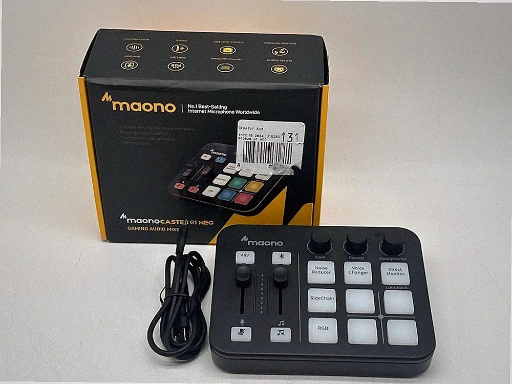 maono G1 NEO Audio Mixer for Gaming Streaming
