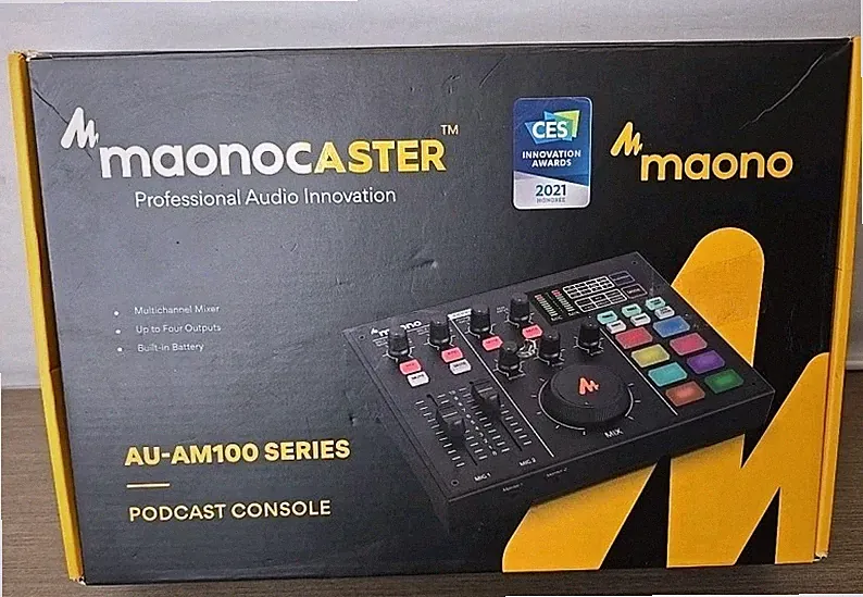 MAONOCASTER Podcast Console AU-AM100 Openbox Social Media