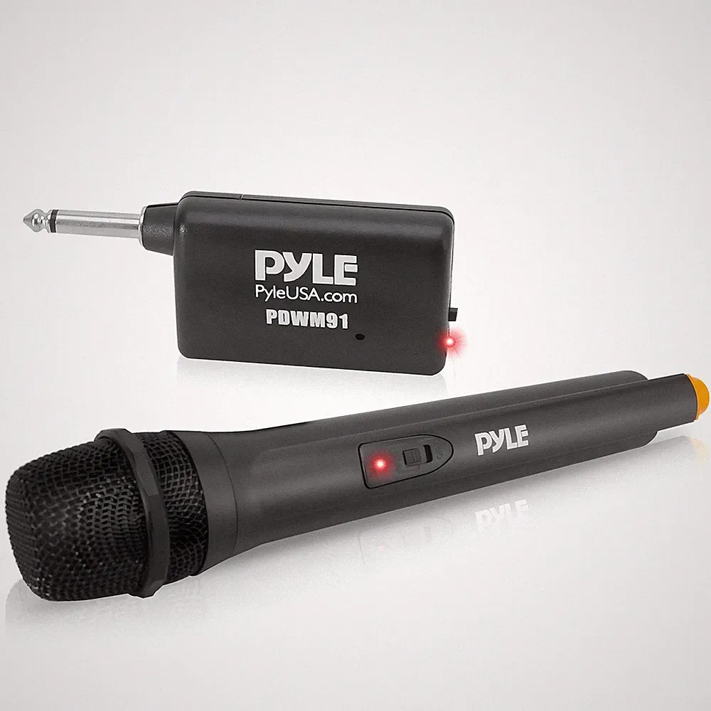 Microfono Inalambrico De Bateria Profesional Con Adaptador Para Karaoke DJFiesta