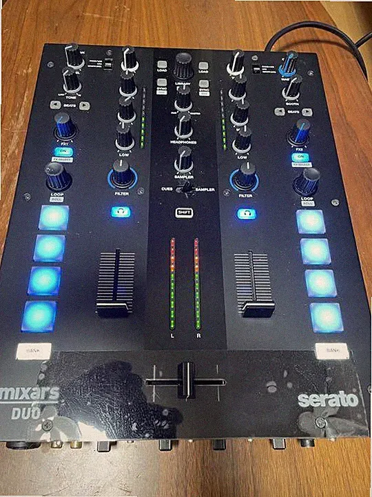 Mixars Duo Mk2 Mixer Dj Professional To Two Channels With Audio Card for Serato