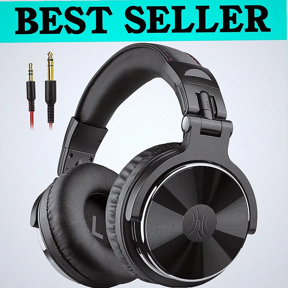 Mixing DJ Headphones for Keyboard Guitar Laptop - Black