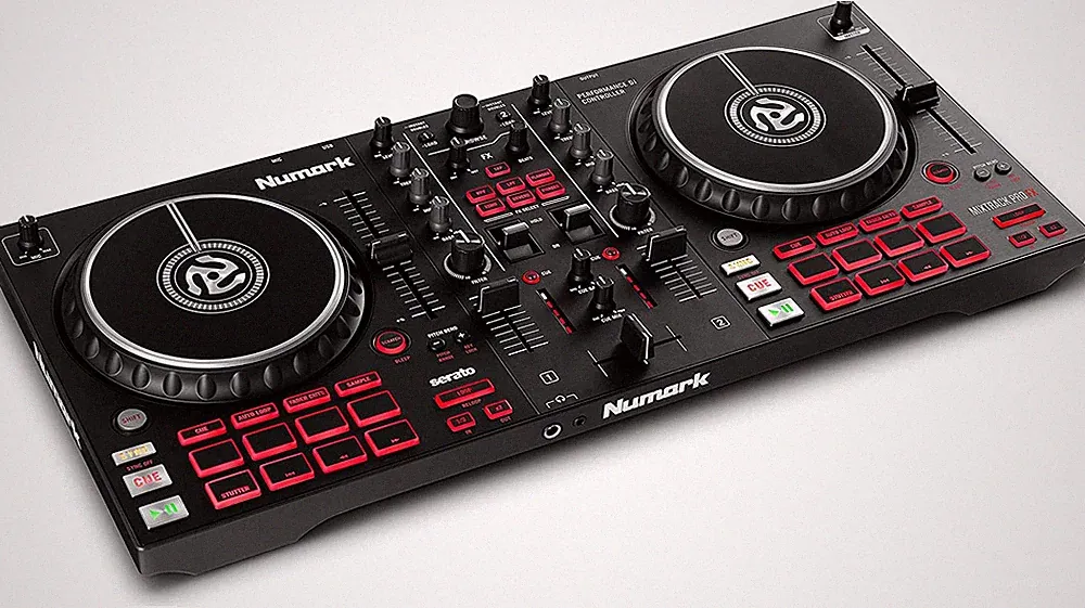 Mixtrack Pro FX – 2 Deck DJ Controller For Serato DJ w/ DJ Mixer, Built-in Audio