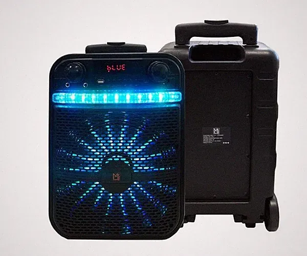 MR DJ ACE Bluetooth 15" Portable Speaker Rechargeable Battery