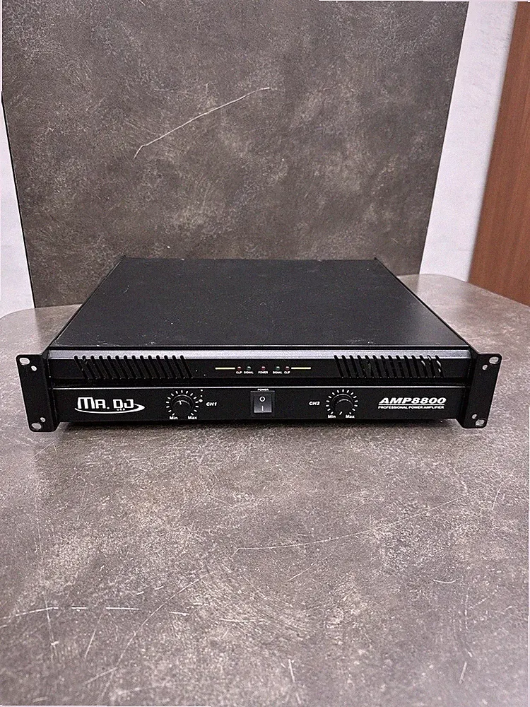 Mr. DJ AMP-8800 2500w Max, 2-Channel Professional Power Amp
