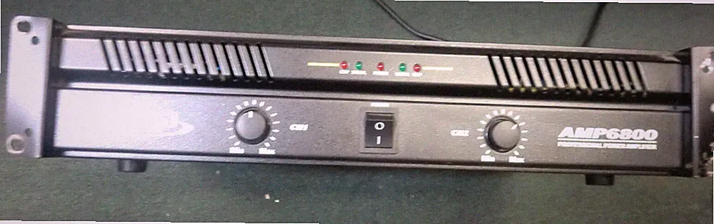 MR. DJ AMP6800 2 Channel Professional Power Amp Amplifier