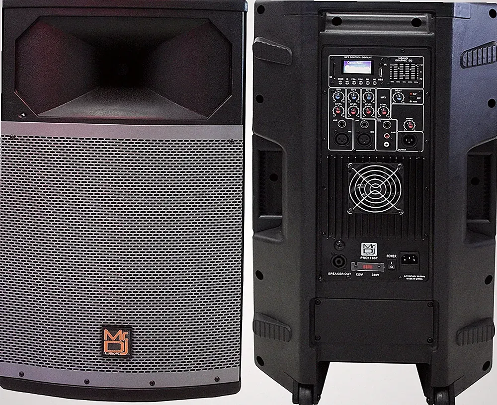 MR DJ PRO115BT PRO PA DJ 15" Powered/Active DJ PA Multipurpose Live Sound