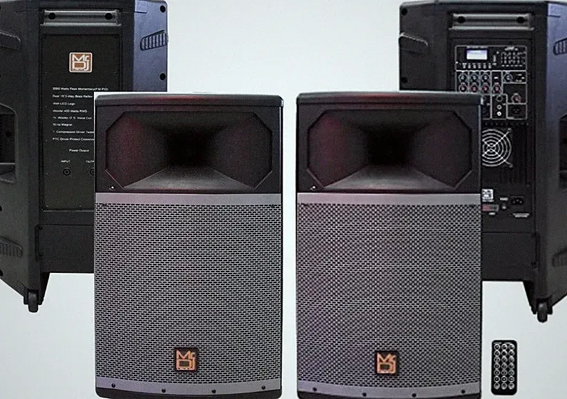MR DJ PRO115BT & PRO115S PA DJ Active & Passive Speaker