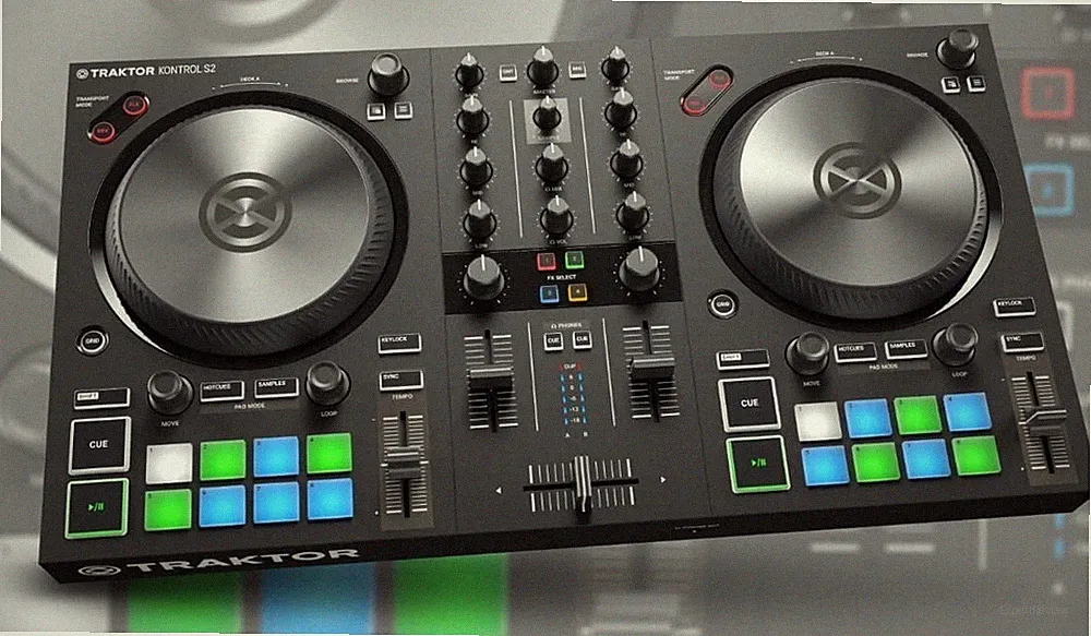 Native Instruments Kontrol S2 MK3 DJ Controller - 25421 + black carrying case