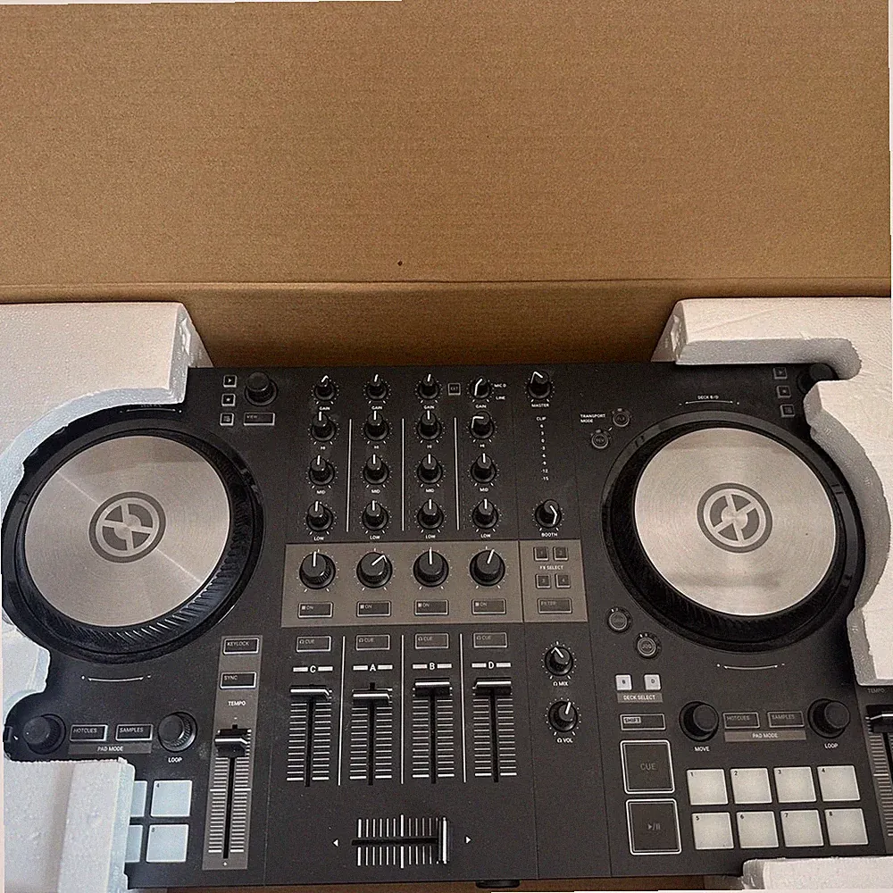 Native Instruments Traktor Kontrol S3 4-Channel DJ Controller Boxed Black Used