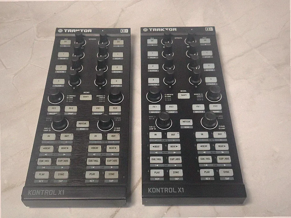 Native Instruments Traktor Kontrol X1 MK1 - Pair (2 Units) DJ Controller AS-IS
