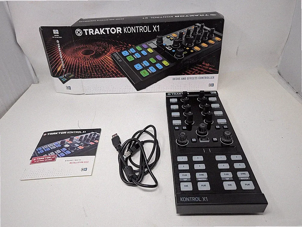 native instruments traktor kontrol f1 usb dj midi pad controller