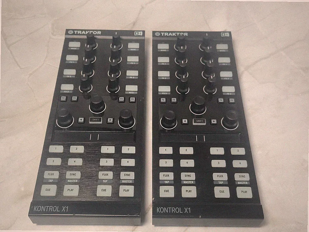 Native Instruments Traktor Kontrol X1 MK2 - Pair (2 Units) DJ Controller AS-IS