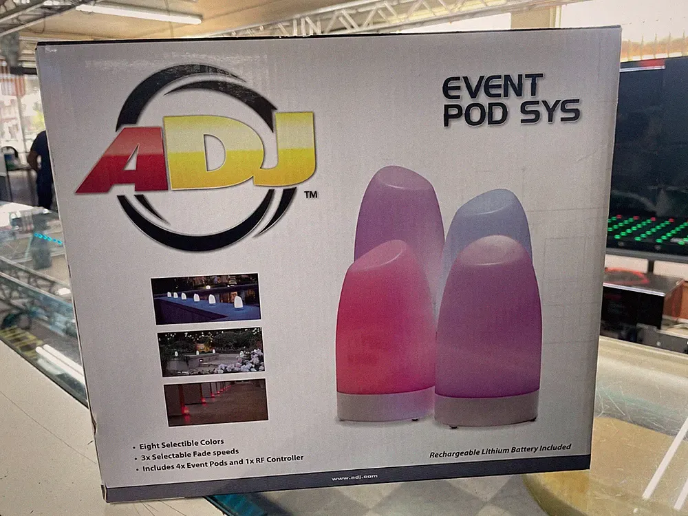NEW American DJ Event Pod Battery Powered Light System