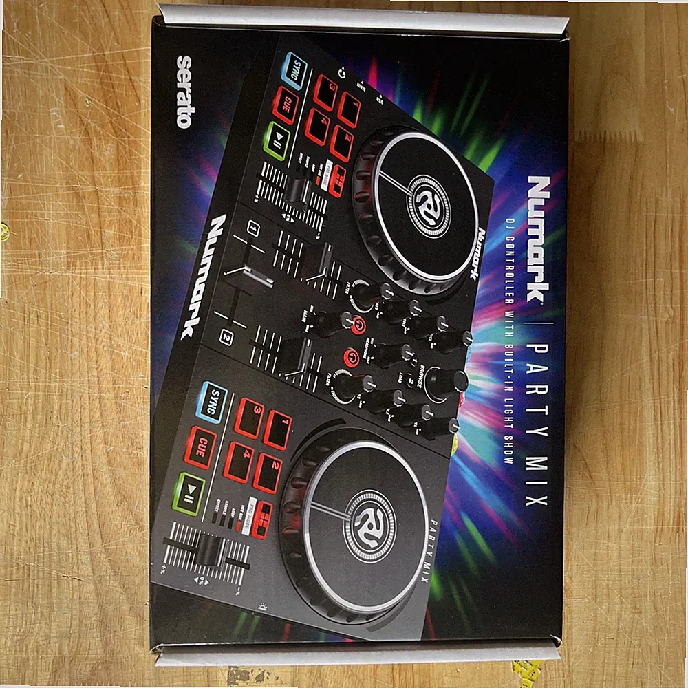 NEW Numark Party Mix II DJ Controller with Built-In Light Show Serato Lite