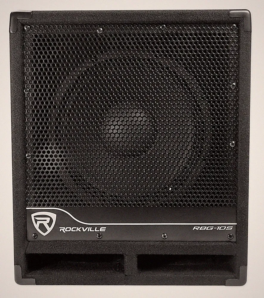 New Rockville RBG10S Bass Gig 10" 1200 Watt Active Powered PA Subwoofer DJ/Pro