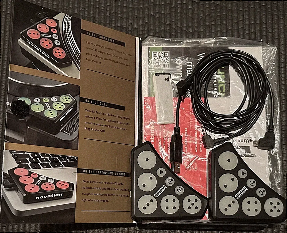 Novation Dicer Cue Point & Looping Control USB Powered DJ Controller w/Box
