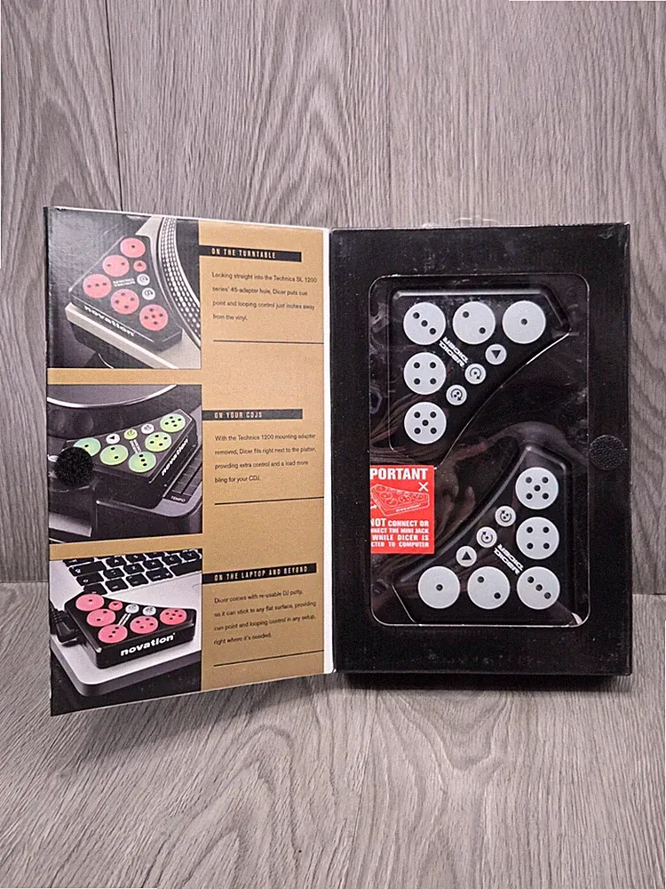 Novation Dicer Digital DJ Controllers Cue Point & Looping Control For Serato Usb