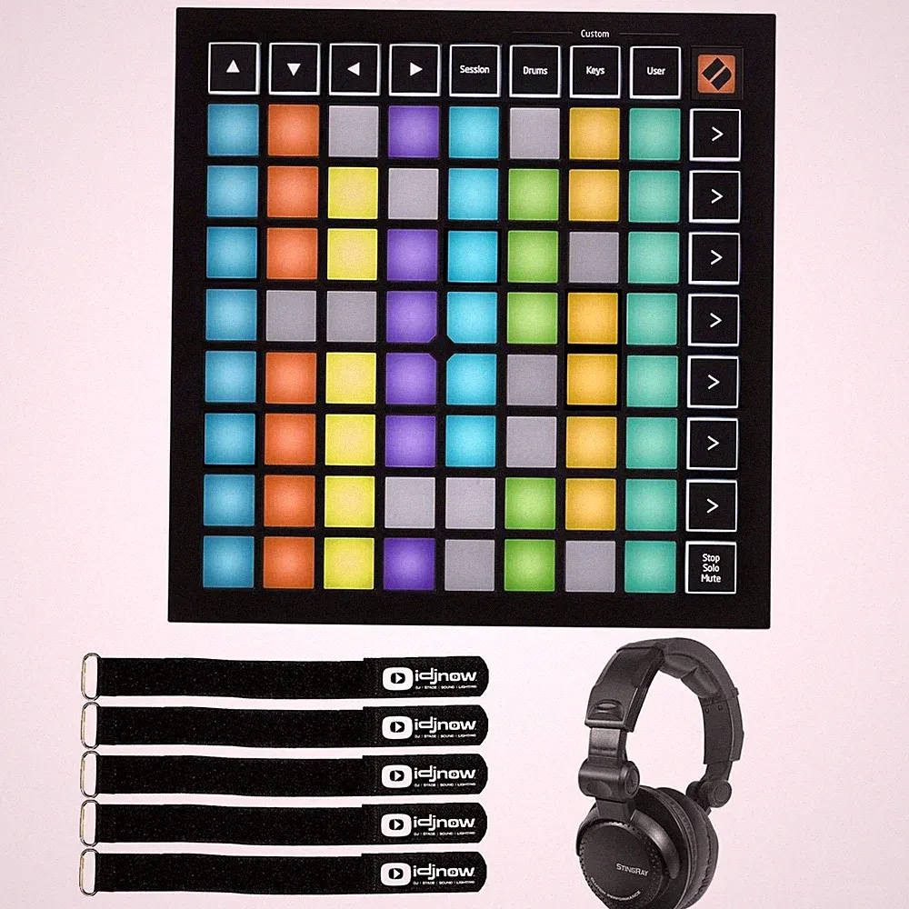 Novation Launchpad Mini MK3 Grid Controller with DJ Headphones