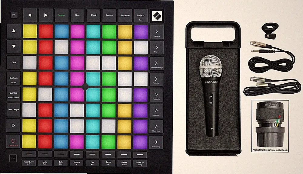 Novation Launchpad Pro MK3 Ableton Live USB MIDI RGB 64-Pad DJ Controller+Mic